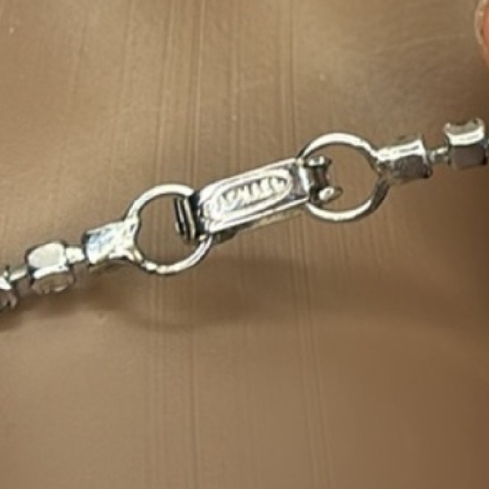 Stunning Art Deco Raphael Silver Rhinestone Necklace - Picture 3 of 3